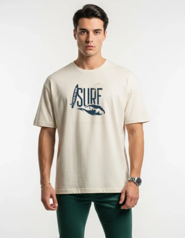Men’s Cotton Printed Oversized T-Shirt | Half Sleeves