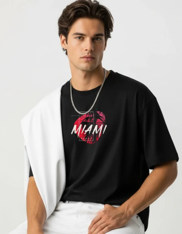 Men’s Cotton Oversized T-Shirt | Half Sleeves