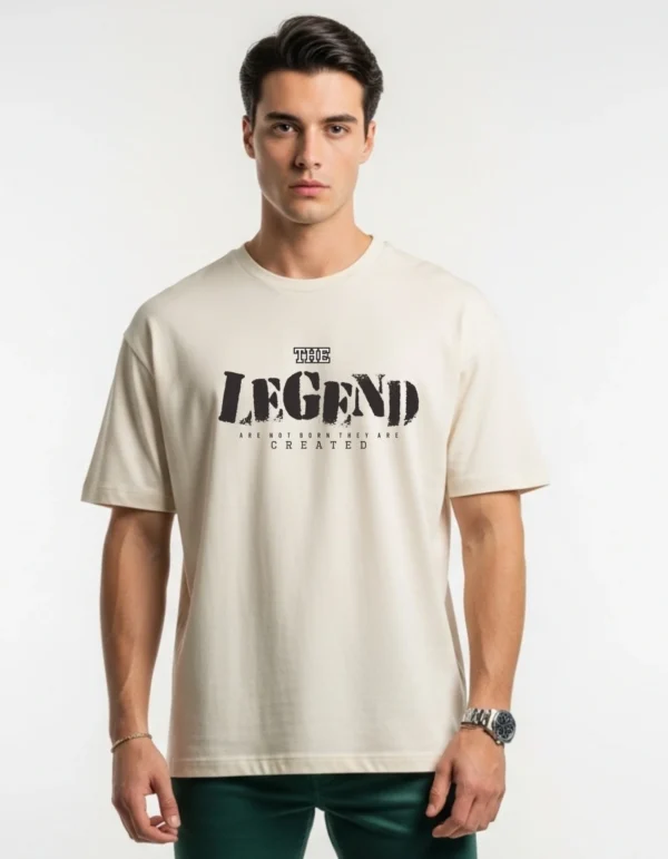 Men’s Cotton Printed Oversized T-Shirt | Half Sleeves