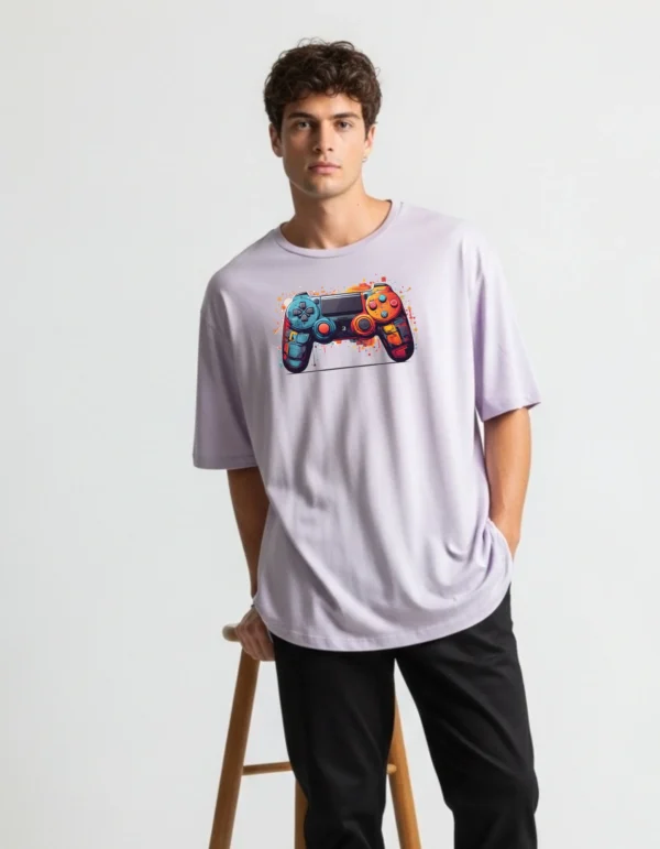 Men’s Cotton Printed Oversized T-Shirt | Half Sleeves