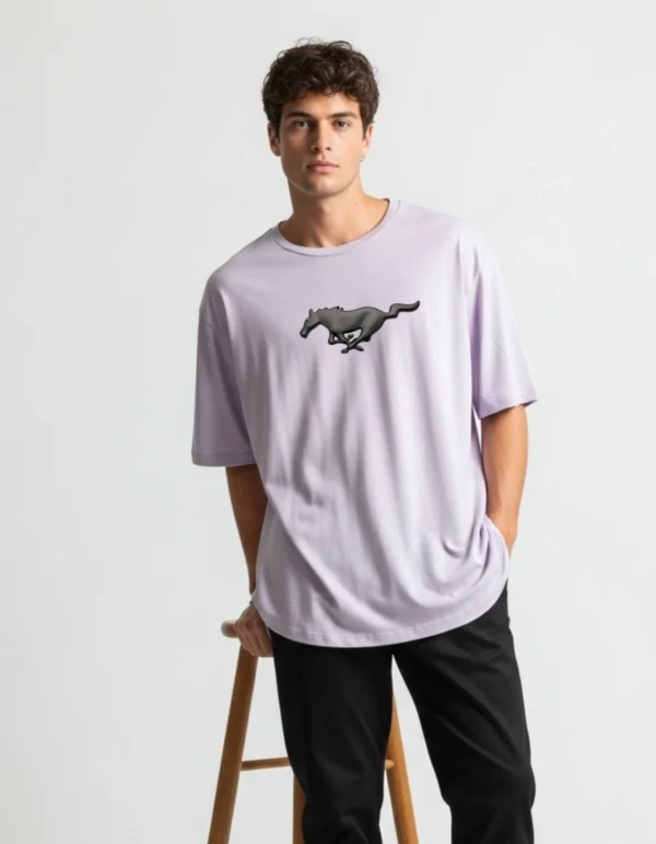 Men’s Cotton Printed Oversized T-Shirt | Half Sleeves