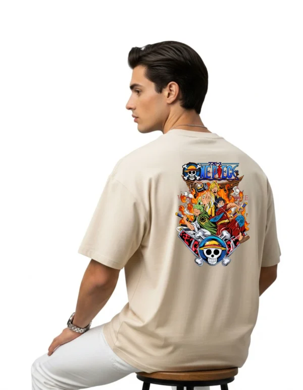 Men’s Cotton Onepiece Printed Oversized T-Shirt | Half Sleeves